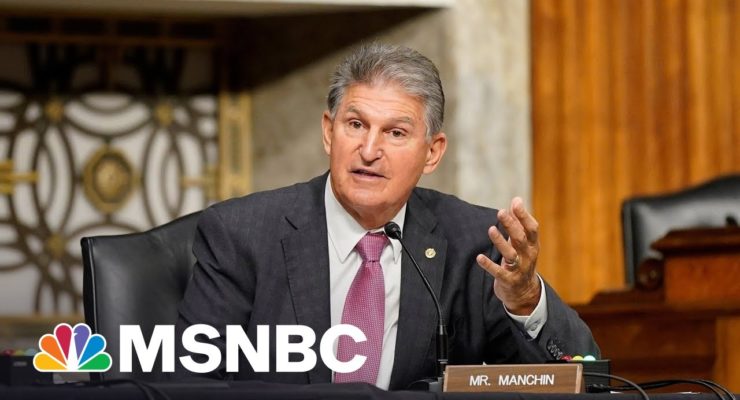 Arguing with Sen. Joe Manchin