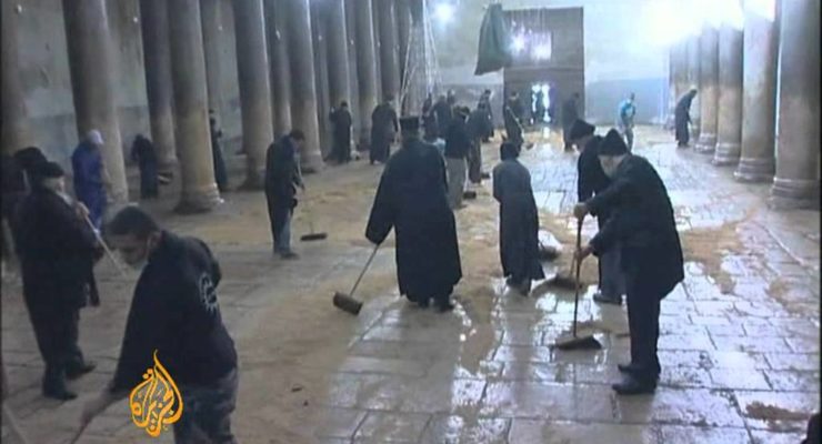 Christian Priests Brawl at Jesus’ Birthplace