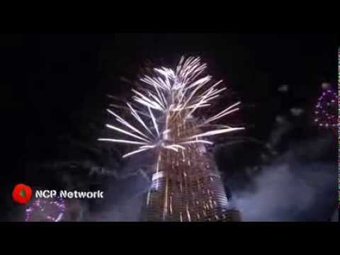 Dubai Fireworks for New Year 2014