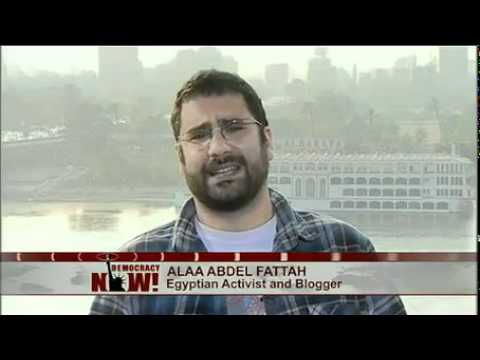 Egyptian Blogger-Activist Alaa on Democracy Now!