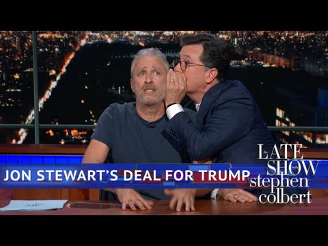 “Trump: Cut out the Final Insult of Sadism and Dickishness” – Jon Stewart/ Colbert (Video)